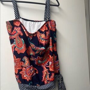 Paisley Print Women's 2 piece swimsuit